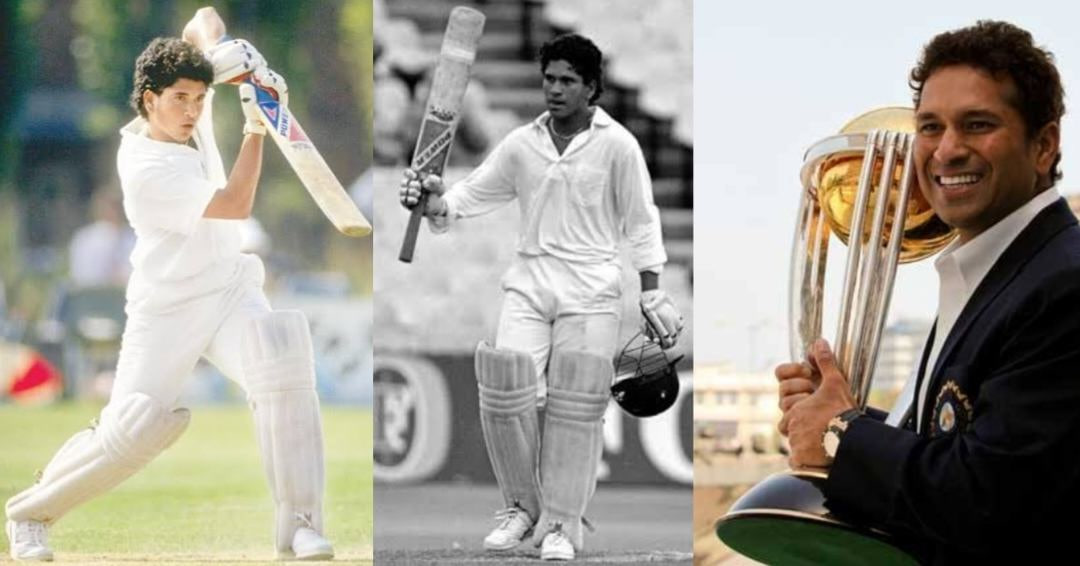 मास्टर ब्लास्टर तेंदुलकर की क्रिकेट का भगवान बनने की कहानी जानिए और देखिए तस्वीरें।